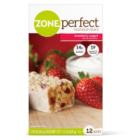 Abbott Nutrition Nutrition Bar ZonePerfect® Strawberry Yogurt Flavor Bar 1.76 oz. Individual Packet - Each - 63304-EA