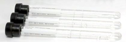 Elitech Group Inc Excyte® Non-Vacuum Tube Sedimentation Tube Westergren Erythrocyte Sedimentation (ESR) Sodium Citrate Additive 8 X 120 mm 1 mL Black Conventional Closure Glass Tube - Box of 50 - EX-50100-BX