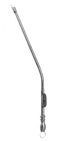 V. Mueller Suction Tube Rhoton-Merz 7 Fr. Stainless Steel - Each - VM85-6298-EA