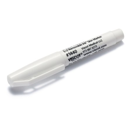 Viscot Industries Skin Marker EZ Removable Ink™ White Regular Tip NonSterile - Box of 30 - 1440-240-BX