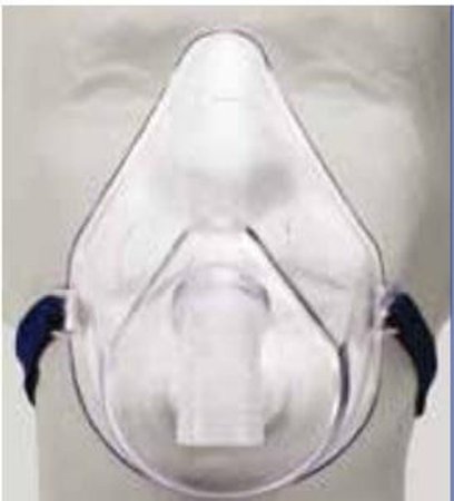 Sun Med Aerosol Mask Circulaire II Elongated Style Adult One Size Fits Most Adjustable Head Strap - Case of 50 - 0290-CS