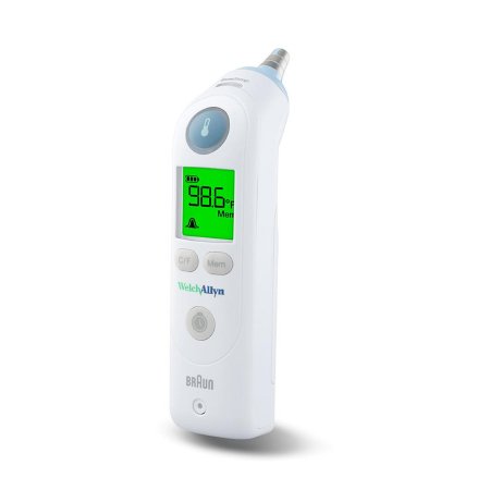 Welch Allyn Tympanic Ear Thermometer Braun ThermoScan® Ear Probe Handheld - Each - 06000-200-EA