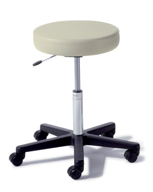 Midmark Air Lift Exam Stool Ritter® 272 Value Series Backless Pneumatic Height Adjustment 5 Casters Desert Rose - Each - 272-001-999-EA