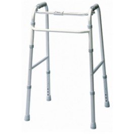 Graham-Field Single Release Walker Adjustable Height Lumex® Aluminum Frame 300 lbs. Weight Capacity 32-1/2 to 39-1/2 Inch Height - Case of 4 - 613070A-CS