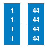 Steris Pre-Printed Label WRITE-ON TAG® Multipurpose Label Blue / White Tape Number Patterned 1/4 Inch - Each - T92002-EA