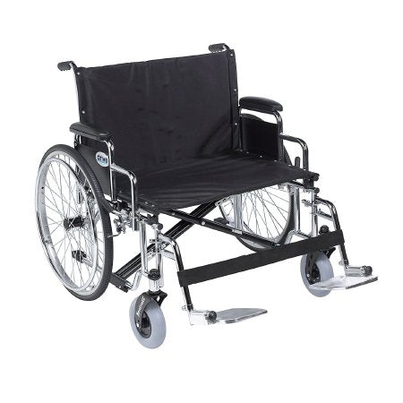Drive Medical Bariatric Wheelchair drive™ Sentra EC Desk Length Arm Swing-Away Footrest Black Upholstery 26 Inch Seat Width Adult 700 lbs. Weight Capacity - Each - STD26ECDDA-SF-EA