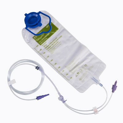 Cardinal Enteral Feeding Pump Spike Bag Set Kangaroo™ Joey 1000 mL DEHP-Free PVC NonSterile - Each - 765100-EA