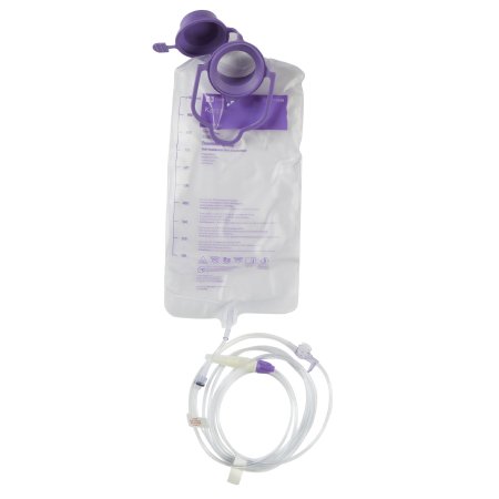 Cardinal Enteral Feeding Pump Bag Set Kangaroo™ ePump™ 1000 mL DEHP-Free PVC NonSterile - Case of 30 - 773656-CS