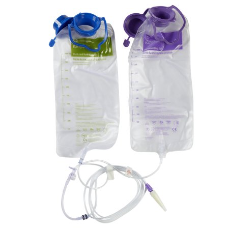 Cardinal Enteral Feeding Pump Flush Bag Set Kangaroo™ Joey 1000 mL DEHP-Free PVC NonSterile - Case of 30 - 763662-CS