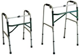 Alimed Bariatric Folding Walker Adjustable Height Alimed Aluminum Frame 500 lbs. Weight Capacity 32 to 38-1/2 Inch Height - Each - 927856-EA