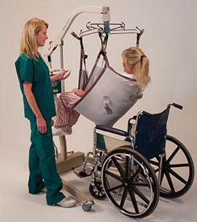 Ez Way Inc Deluxe Patient Lift Sling Large 190 to 320 lbs. Weight Capacity - Each - 50312-EA