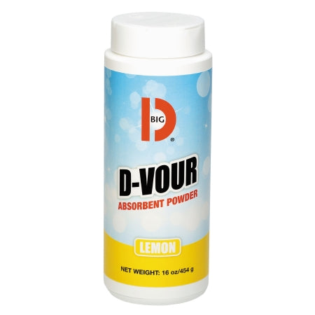 Lagasse Absorbent Powder Big D D-Vour Canister 16 oz. - Case of 6 - BGD166-CS