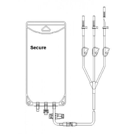 Advanced Medical Systems Empty IV Bag 3 Liter - Case of 50 - CMS-9833-CS