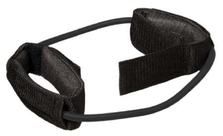 Fabrication Enterprises Exercise Resistance Tubing with Cuffs CanDo® Black 35 Inch Circumference X-Heavy Resistance - Each - 10-5765-EA