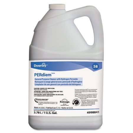 Lagasse Diversey™ PERdiem™ Surface Disinfectant Cleaner Peroxide Based Manual Pour Liquid 1 gal. Jug Unscented NonSterile - Case of 4 - DVO94998841-CS
