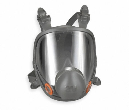 Grainger 3M™ 6000 Reusable Respirator Industrial N95 Full Face 4 Point Adjustable Head Strap Medium Gray - Each - 4JG18-EA