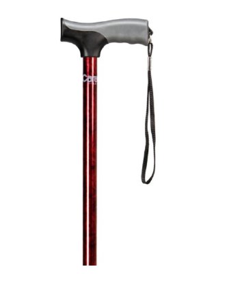 Apex-Carex Healthcare T-Handle Cane Soft Grip® Aluminum 31 to 40 Inch Height Printer Red - Case of 2 - FGA50400 0000-CS