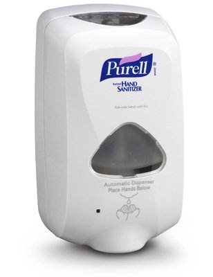 Grainger Hand Hygiene Dispenser Purell® Dove Gray Plastic Touch Free 1200 mL Wall Mount - Each - 1PKR1-EA