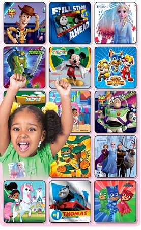 Medibadge SmileMakers® 75 per Unit Sampler License Characters Sticker 2.5 Inch - Roll of 1 - TSL-RL