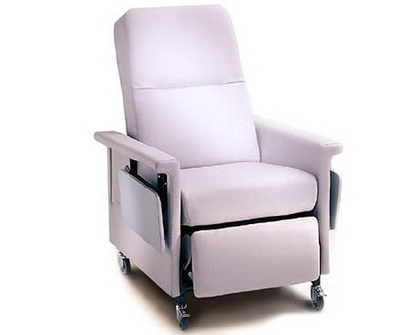 Champion Manufacturing Manual Relax Recliner 59 Series Iced Mint Vinyl 3 Inch Casters - Each - 596T26-F7C-EA