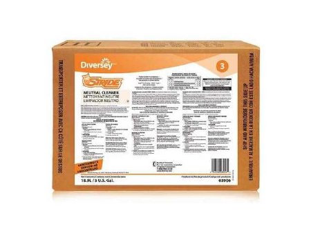 Lagasse Floor Cleaner Diversey™ Stride® Liquid 5 gal. Box Citrus Scent - Each - DVS903906-EA