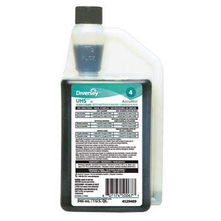 Lagasse Floor Cleaner Diversey™ UHS™ SC Liquid 32 oz. Jug Ammonia Scent Manual Pour - Case of 6 - DVS94529489-CS