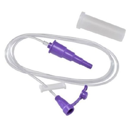 Cardinal Feeding Tube Extension Set Kangaroo™ PVC, 35 Inch Tube, Sterile - Case of 50 - 35ES-CS