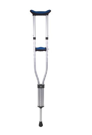Apex-Carex Healthcare Folding Underarm Crutches Aluminum Frame Youth / Adult / Tall Adult 250 lbs. Weight Capacity - Case of 3 - FGA99500 0000-CS