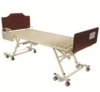 N.O.A. Medical Industries Electric Bed Elite Riser® Long Term Care 80 Inch Length Ribbed Steel Deck 7-1/2 to 28 Inch Height Range - Each - 1050008BEI-T-EA