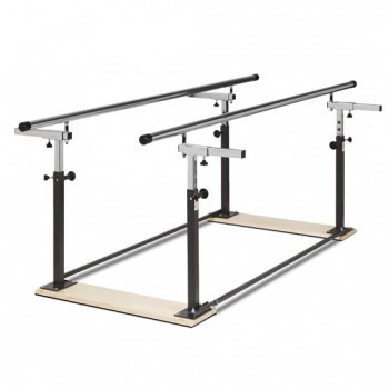Clinton Industries Parallel Bars Stainless Steel Handrail, Folding, Width Adjustable 10 Foot X 16 to 24 X 28 to 41 Inch - Each - 3-3310-EA