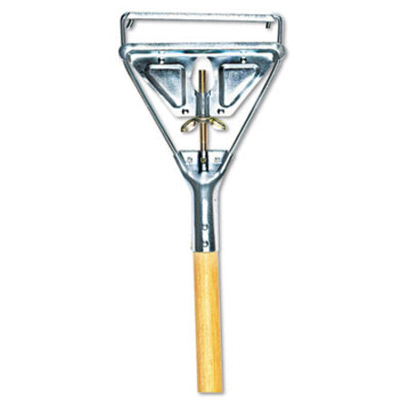 Boardwalk® Quick Change Metal Head Mop Handle for No. 20 and Up Heads, 54" Wood Handle - Each - BWK-605-EA