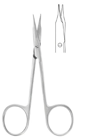 McKesson Tenotomy Scissors McKesson Argent™ Stevens 4-1/8 Inch Surgical Grade Stainless Steel Finger Ring Handle - Each - 43-1-110-EA