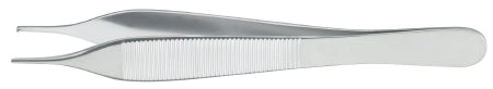 McKesson Tissue Forceps McKesson Argent™ Hudson-Ewald 4-3/4 Inch Length Surgical Grade Stainless Steel NonSterile NonLocking Thumb Handle Straight 1 X 2 Teeth - Each - 43-1-770-EA