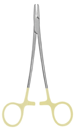 McKesson Needle Holder McKesson Argent™ 6 Inch Length Serrated Jaws Finger Ring Handle - Each - 43-1-849-EA