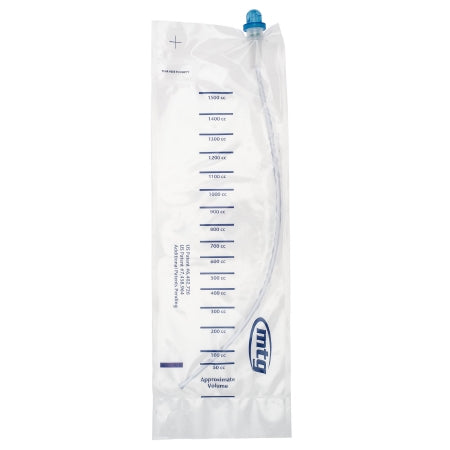 HR Pharmaceuticals Intermittent Catheter Tray MTG EZ-Advancer® Firm 16 Fr. Without Balloon PVC - Case of 100 - 32116-CS