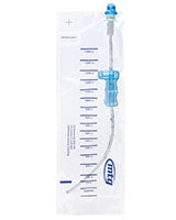HR Pharmaceuticals Intermittent Catheter Tray MTG EZ-Gripper® Firm 12 Fr. Without Balloon Silicone - Case of 50 - 52112-CS