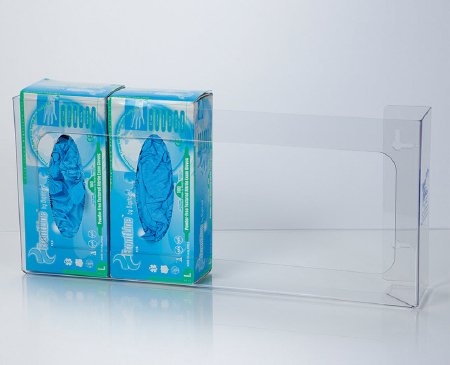 Health Care Logistics Glove Box Holder Horizontal Mounted 4-Box Capacity Clear 3-3/4 X 10 X 22-1/4 Inch Plastic - Each - 11950-EA