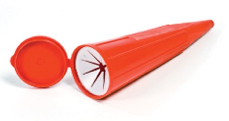 Sharps Compliance Portable Sharps Container Sharps® Drop Cone Red Base 2-1/4 D X 8 L Inch Vertical Entry 2 to 5 Syringes - Case of 84 - 50001-014-CS