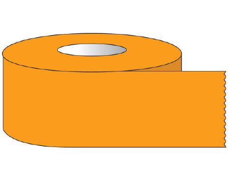 Shamrock Scientific Blank Label Tape Shamrock Multipurpose Label Orange Tape 1/2 X 500 Inch - Roll of 3 - ST-12-28-RL