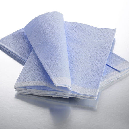 Graham Medical Products Stretcher Sheet Flat Sheet 40 X 96 Inch Blue Tissue / Poly / Tissue Disposable - Case of 48 - 70332N-CS
