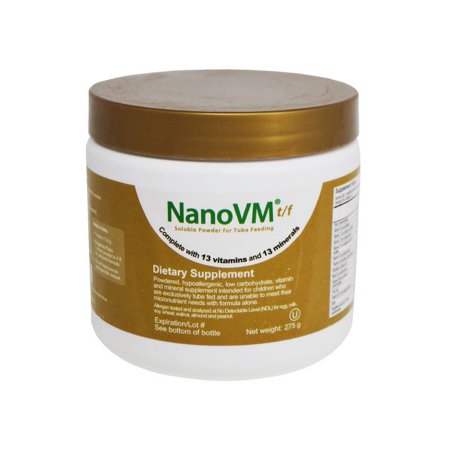 Solace Nutrition Pediatric Tube Feeding Formula NanoVM® tf 275 Gram Jar Powder Vitamins / Minerals Food Allergies - Each - 1190-EA