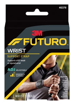 3M Wrist Support Futuro™ Wraparound / Wristlet Fabric / Foam Left or Right Wrist Black One Size Fits Most - Case of 24 - 46378ENR-CS