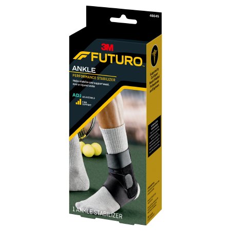 3M Ankle Stabilizer 3M™ Futuro™ Sport Deluxe One Size Fits Most D-Ring / Hook and Loop Strap Closure Foot - Case of 12 - 46645ENR-CS