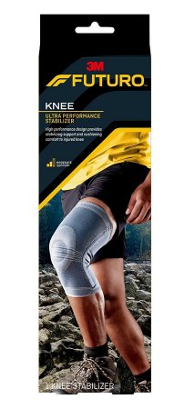 3M Knee Stabilizer 3M™ Futuro™ Medium Pull-On 14 to 16 Inch Calf Circumference / 16-1/2 to 18-1/2 Inch Thigh Circumference Left or Right Knee - Case of 12 - 48190ENR-CS