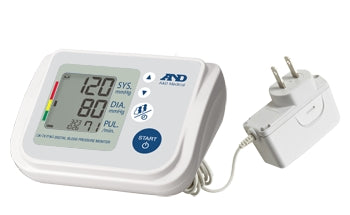 A&D Engineering Home Automatic Digital Blood Pressure Monitor A&D Medical Wide Range Nylon 22 - 42 cm Desk Model - Each - UA-767FAC-EA