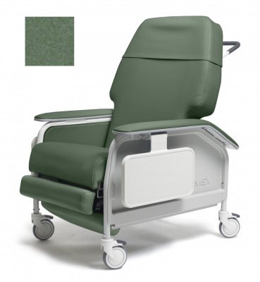 Graham-Field Extra-Wide Clinical Care Recliner Lumex® Blue Jade Four Tente® Swivel Caster, Three Locking Caster - Each - FR587W9212-EA