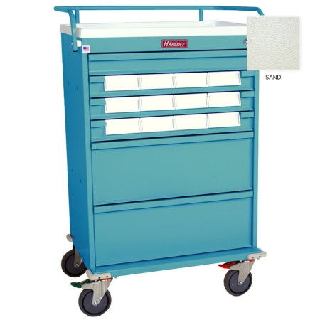 Harloff Medication Cart Value Line Sand - Each - VLT12BIN5-EA