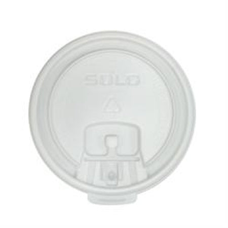 RJ Schinner Co Lid Solo® White, Polystyrene, 3.4 Inch Diameter - Case of 1000 - LB3101-00007-CS