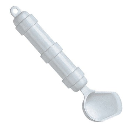 Maddak Spoon Angled / Right Handed White Plastic - Each - 746460001-EA