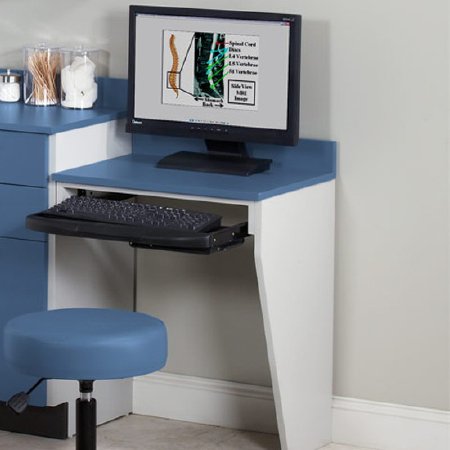 Clinton Industries Computer Station Wall Mount Laminate - Each - 079C-1NT-EA